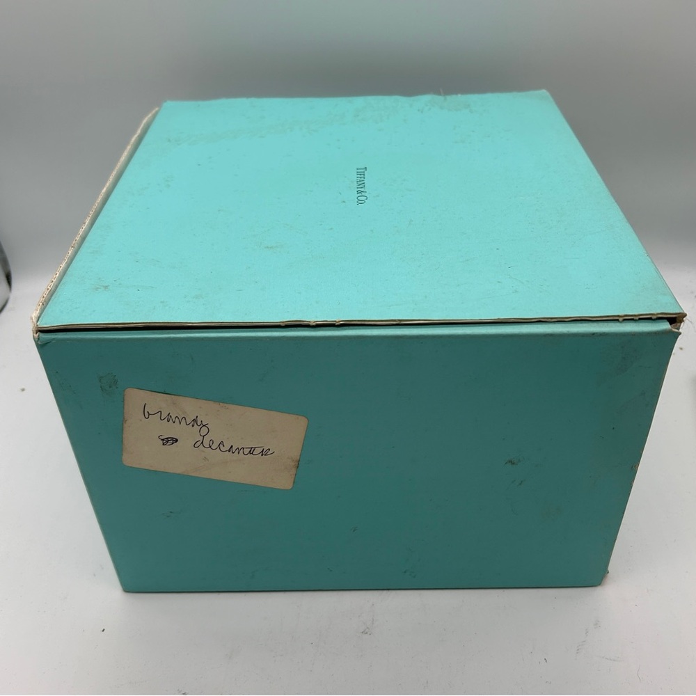 Tiffany & Co Brandy Whiskey Decanter With Box NEW - Picture 9 of 15